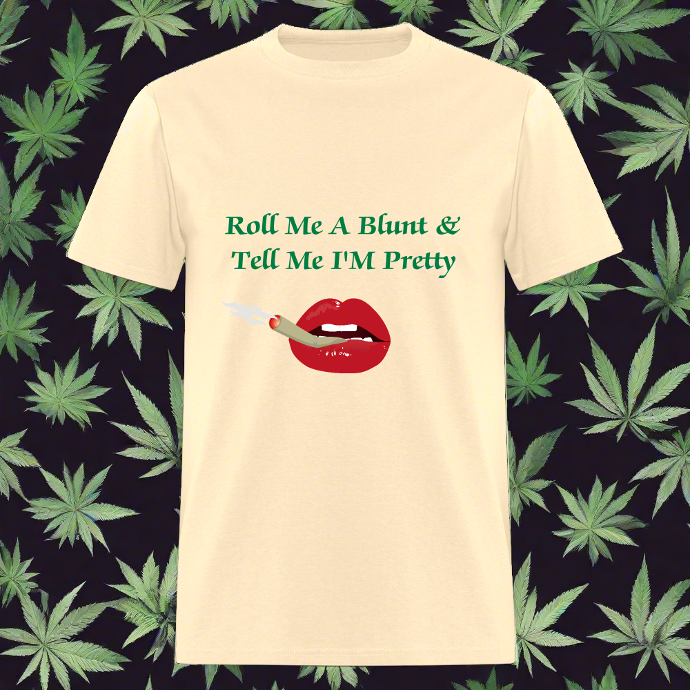 SIE CAPS Design Original "Roll Me A Blunt" Unisex Classic T-Shirt - natural