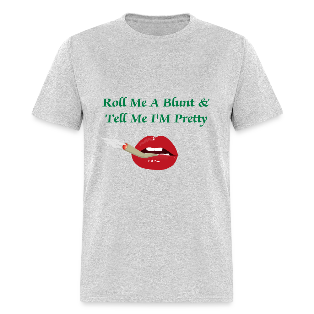 SIE CAPS Design Original "Roll Me A Blunt" Unisex Classic T-Shirt - heather gray