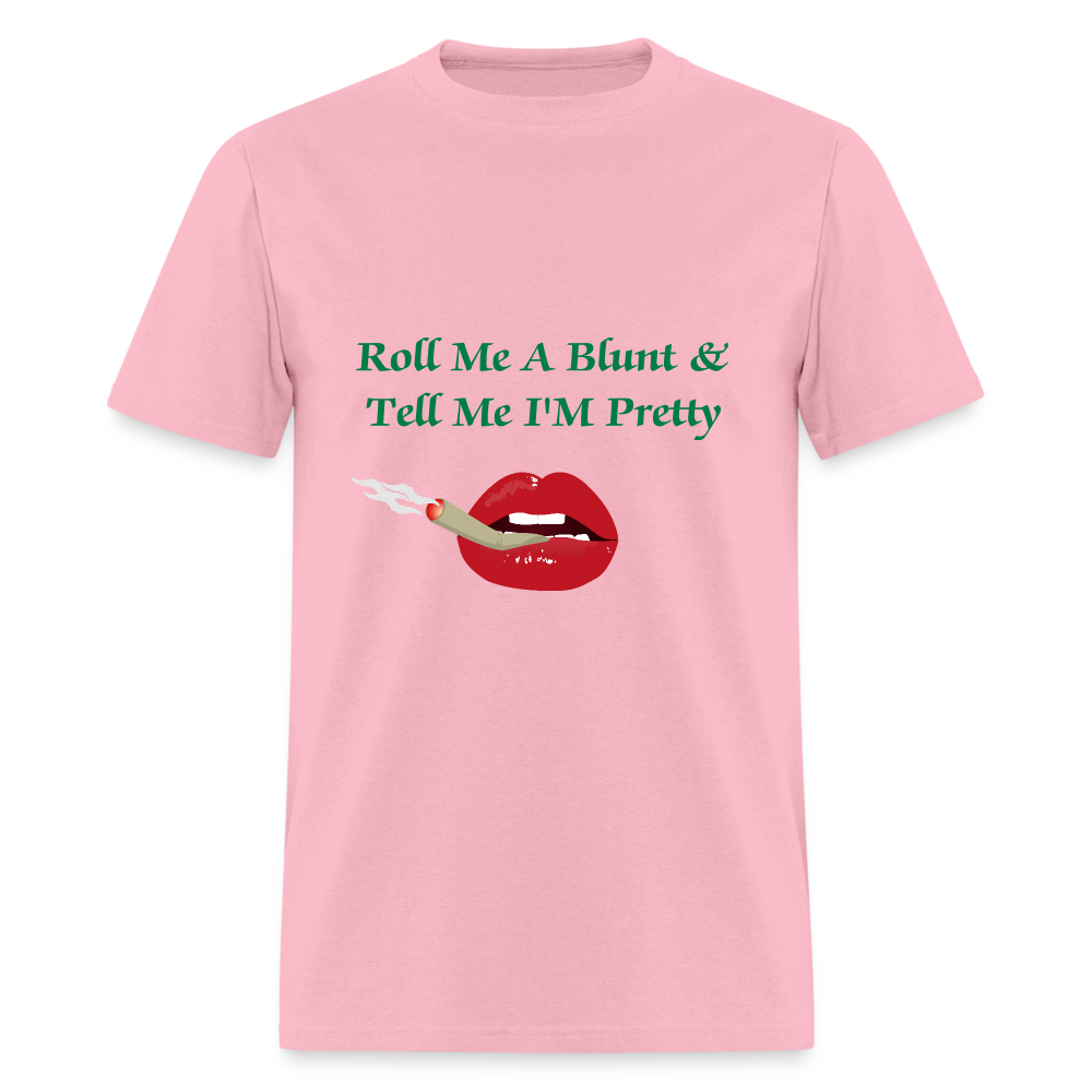 SIE CAPS Design Original "Roll Me A Blunt" Unisex Classic T-Shirt - pink