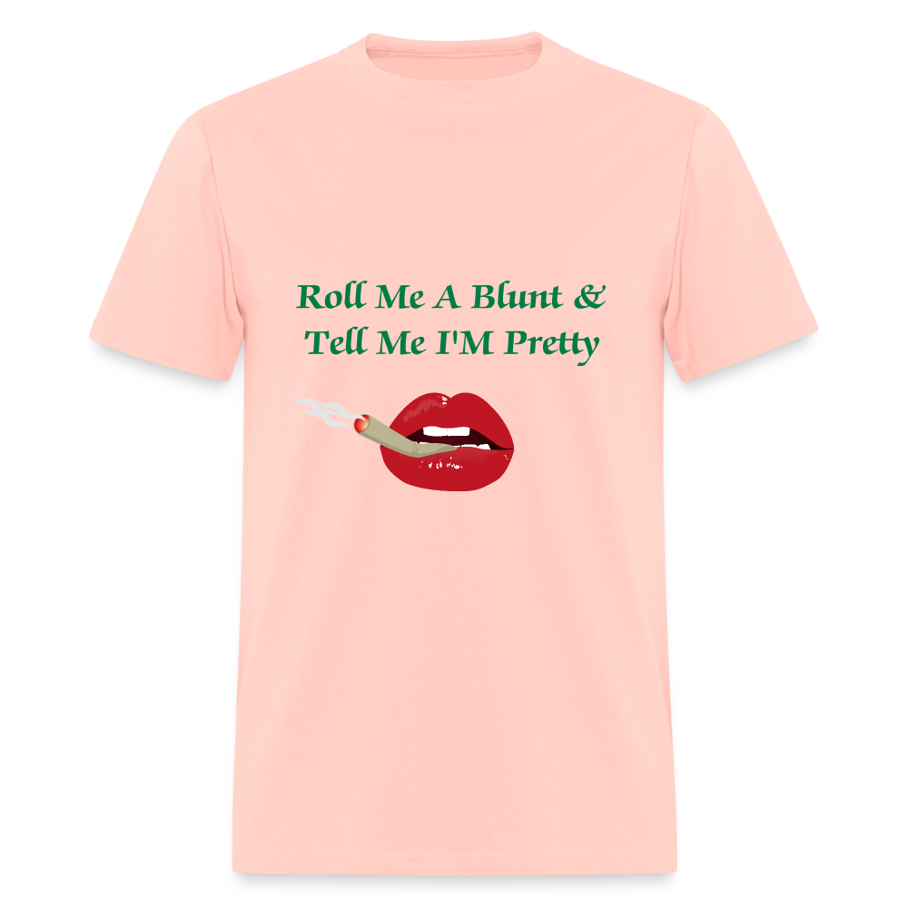 SIE CAPS Design Original "Roll Me A Blunt" Unisex Classic T-Shirt - blush pink 