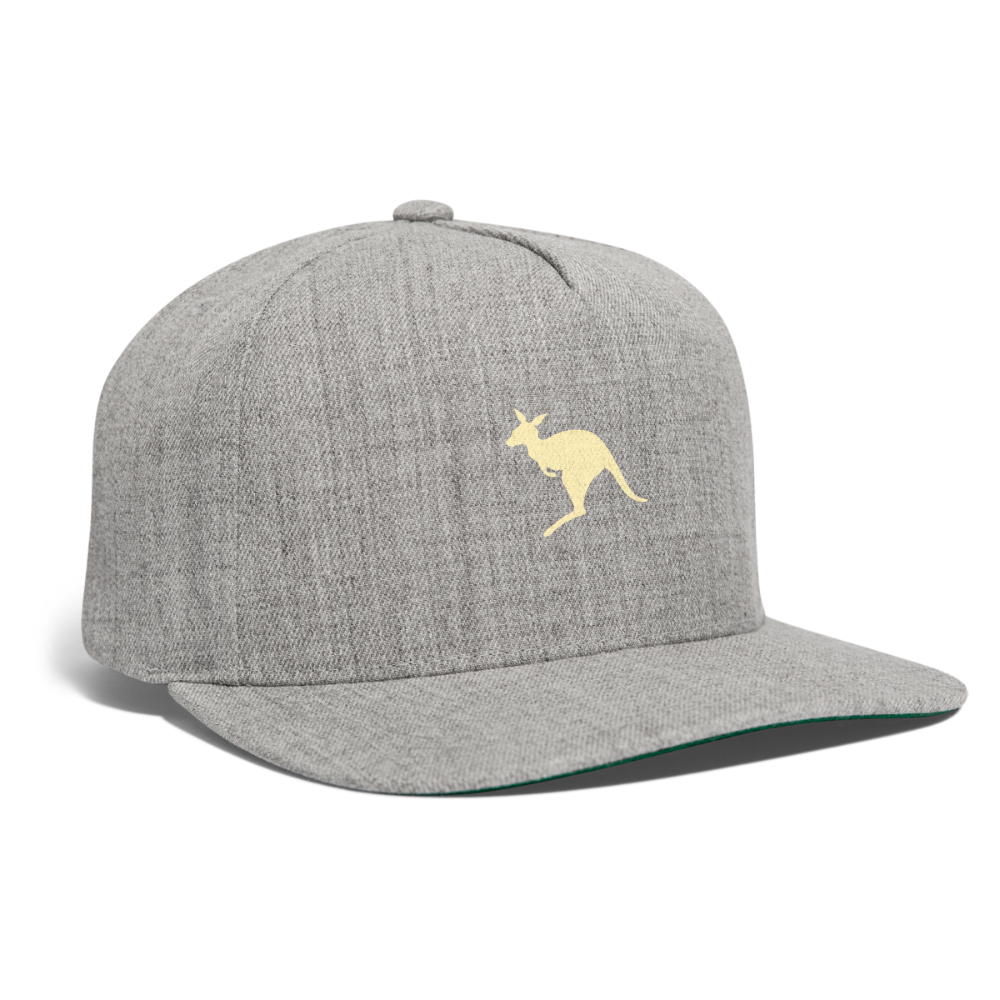 SIE CAPS "KAGAROO" Authentic Snapback Baseball Cap - heather gray