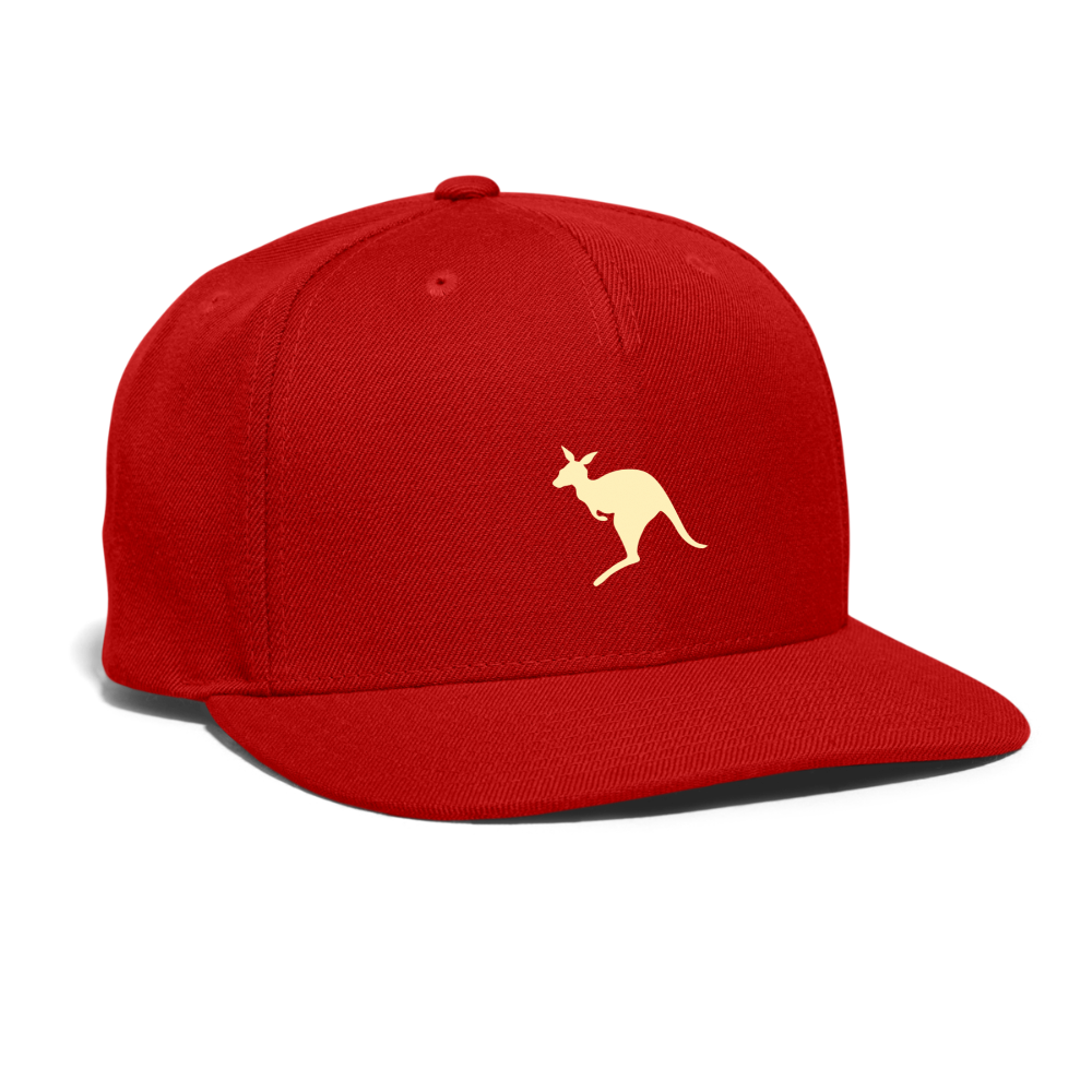 SIE CAPS "KAGAROO" Authentic Snapback Baseball Cap - red