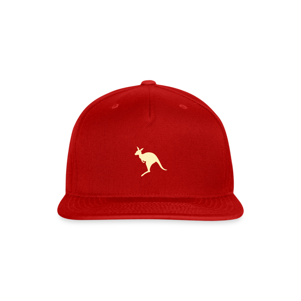 SIE CAPS "KAGAROO" Authentic Snapback Baseball Cap - red