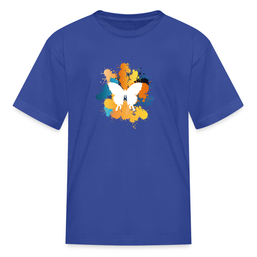 SIE CAPS "BUTTERFLY" Kids Fruit of the Loom Unisex Classic T-Shirt - royal blue