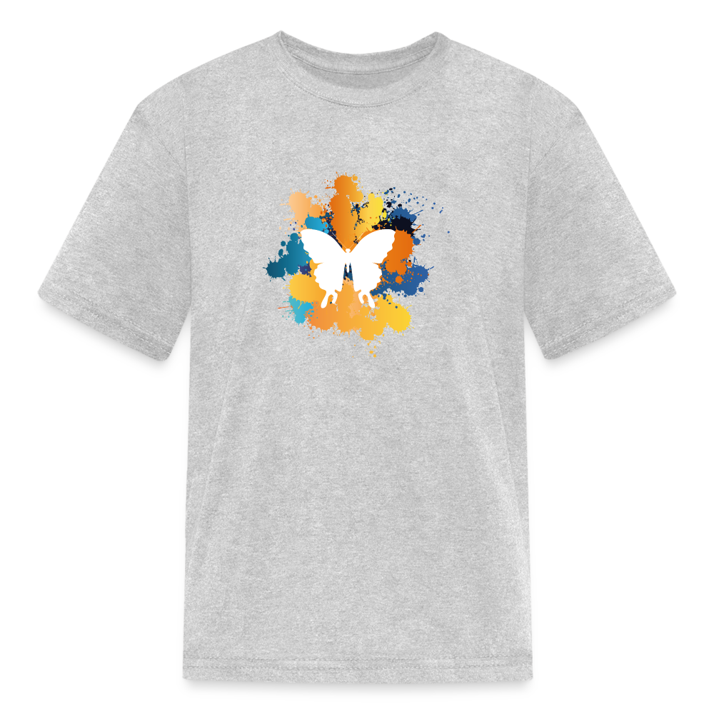 SIE CAPS "BUTTERFLY" Kids Fruit of the Loom Unisex Classic T-Shirt - heather gray