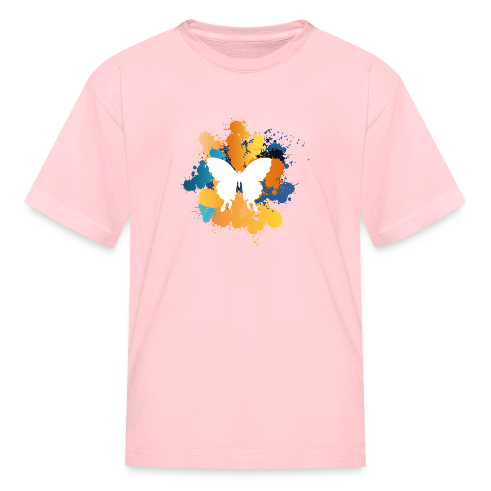 SIE CAPS "BUTTERFLY" Kids Fruit of the Loom Unisex Classic T-Shirt - pink