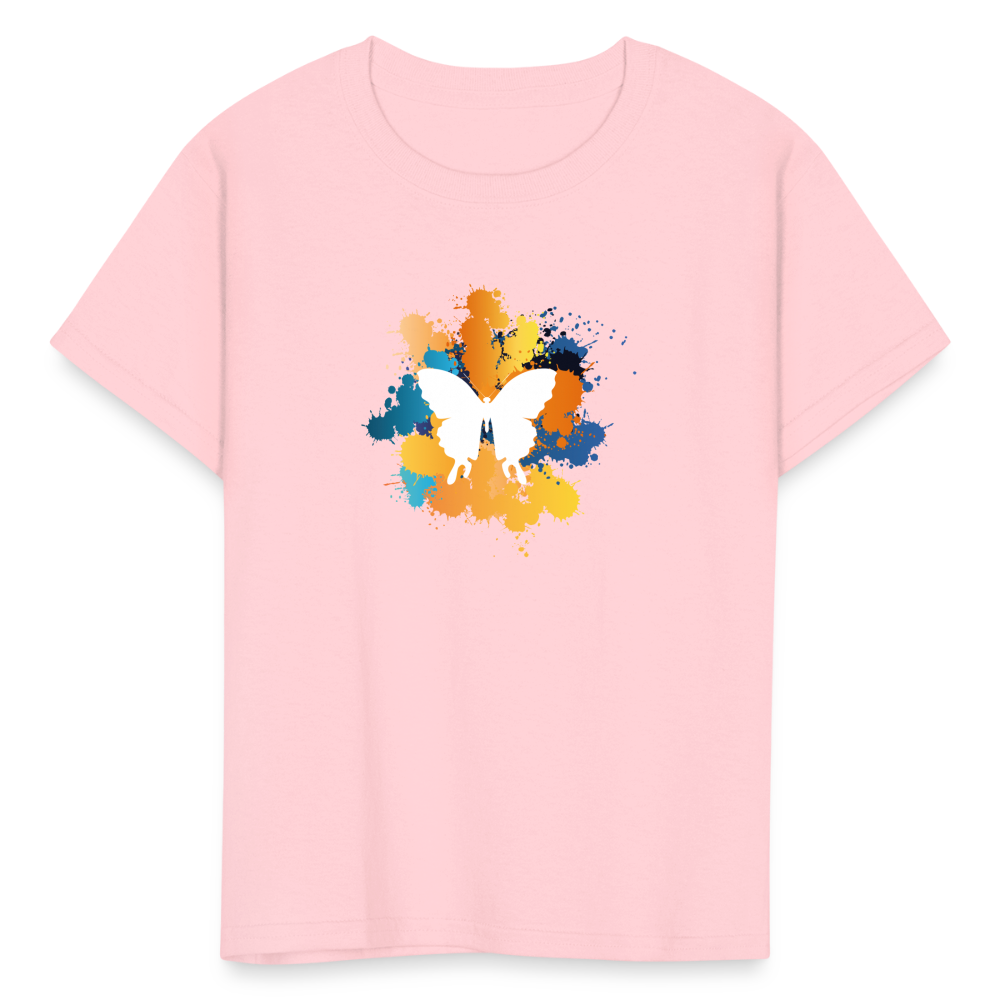 SIE CAPS "BUTTERFLY" Kids Fruit of the Loom Unisex Classic T-Shirt - pink