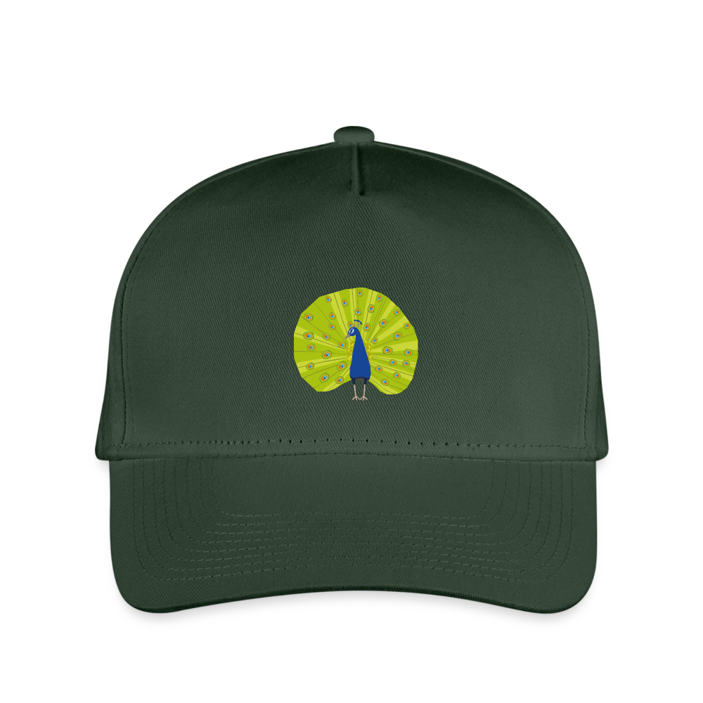 SIE CAPS "PEACOCK" Kid's Snapback Baseball Cap - forest green