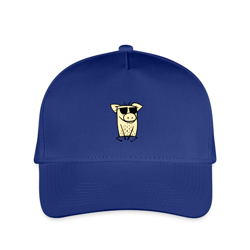 SIE CAPS "COOL PIG" Kid's Snapback Baseball Cap - royal blue