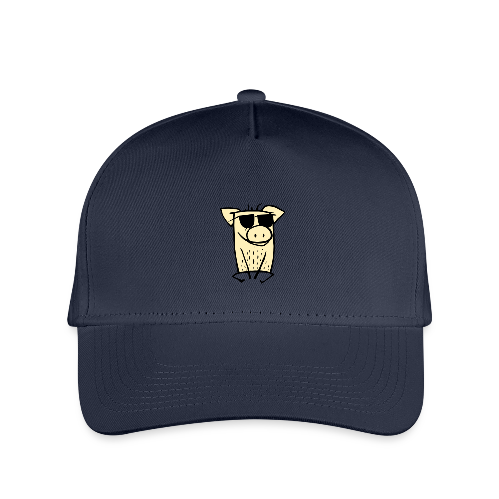 SIE CAPS "COOL PIG" Kid's Snapback Baseball Cap - navy