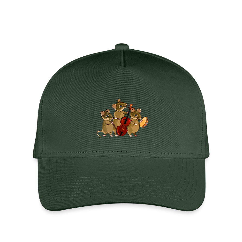 SIE CAPS "MICE BAND" Kid's Snapback Baseball Cap - forest green