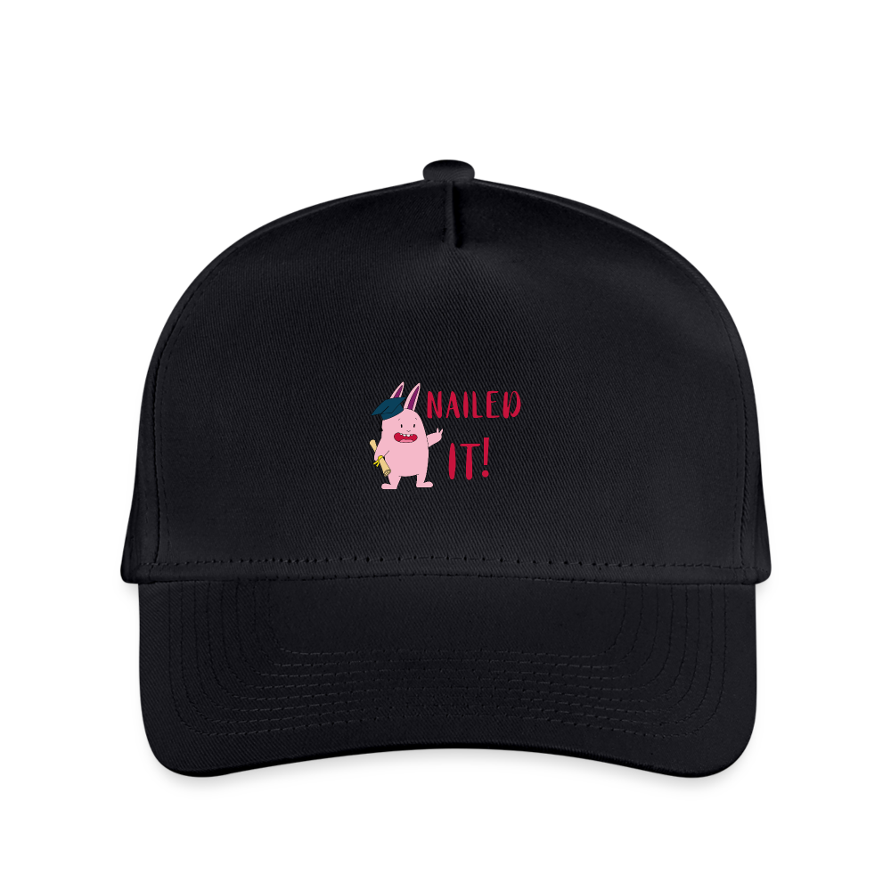 SIE CAPS "NAILED IT" Kid's Snapback Baseball Cap - black