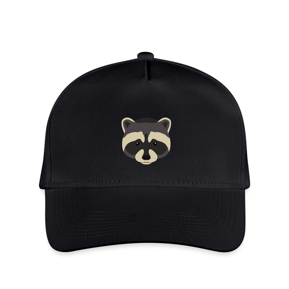 SIE CAPS "RACCOON" Kid's Snapback Baseball Cap - black