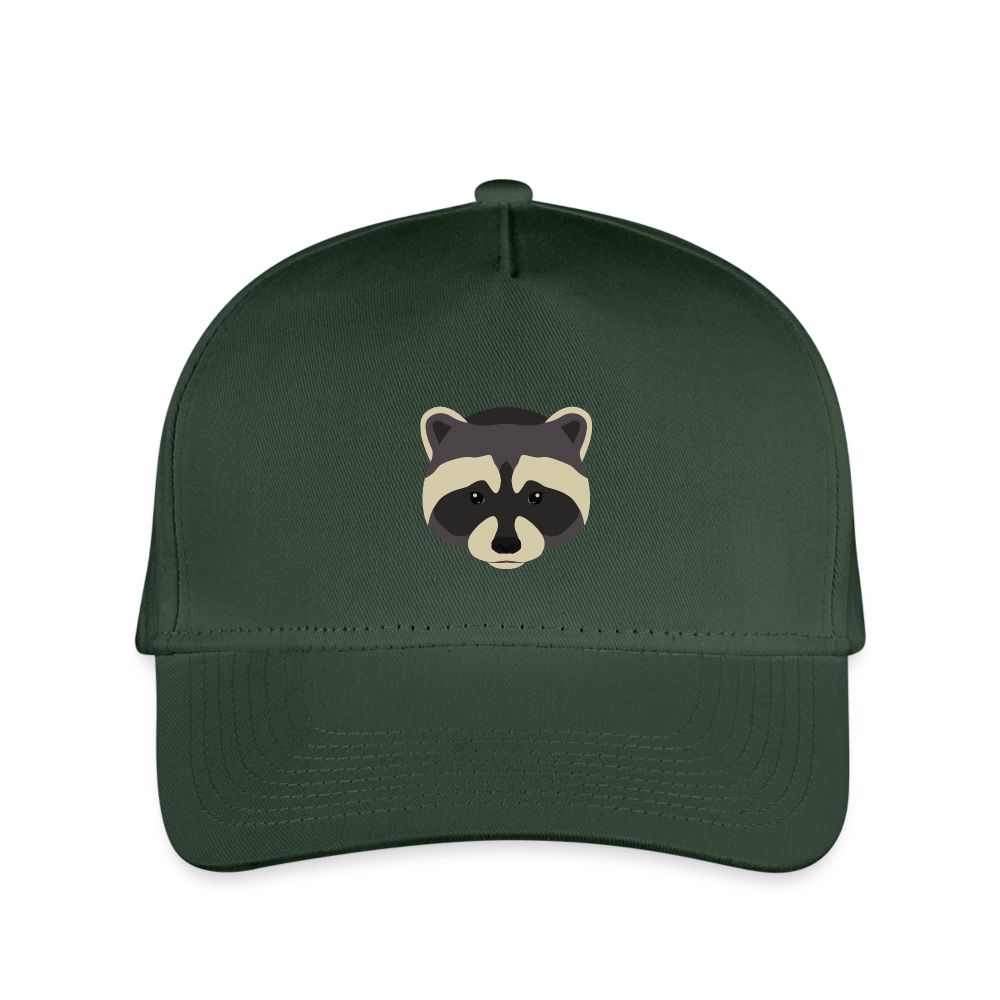 SIE CAPS "RACCOON" Kid's Snapback Baseball Cap - forest green