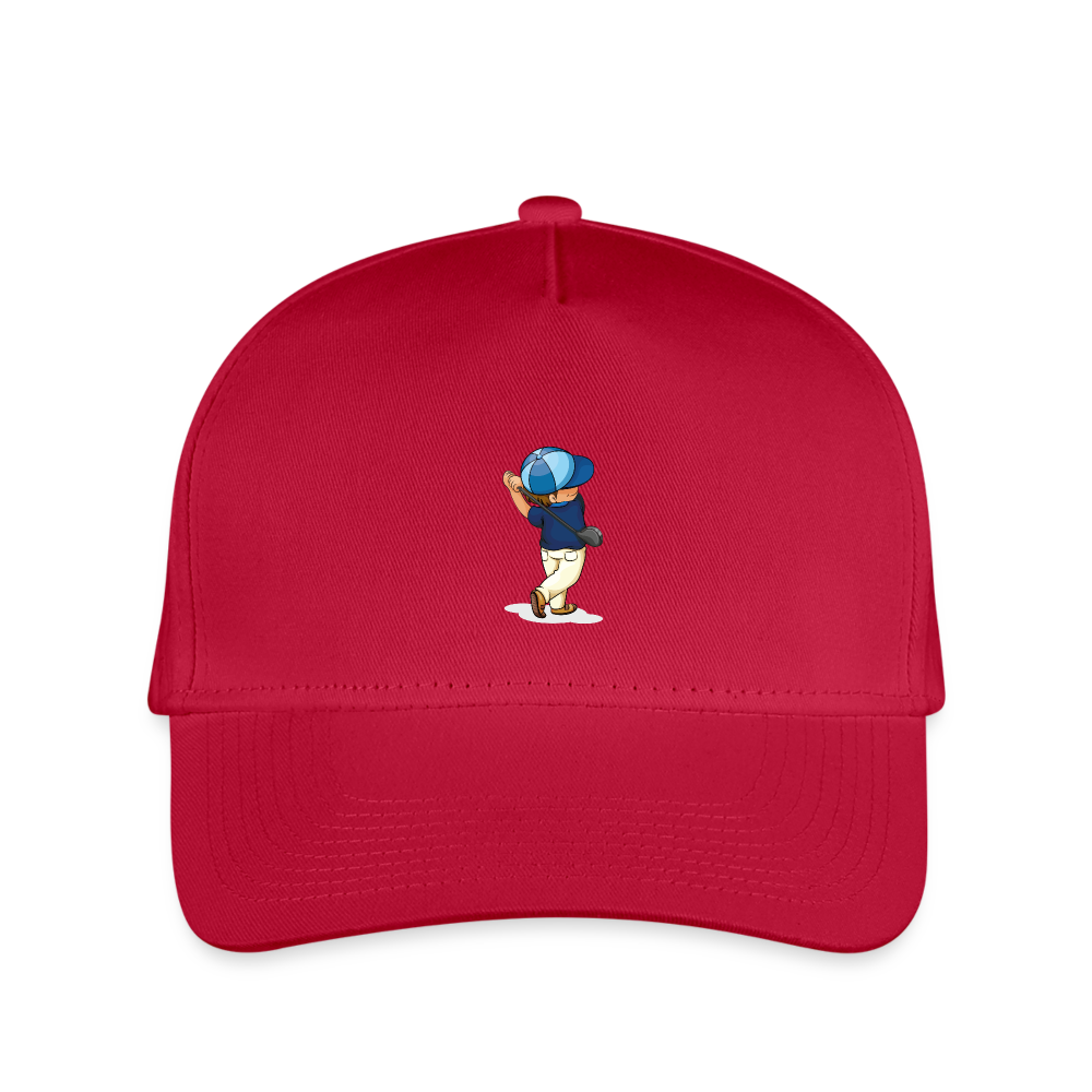 SIE CAPS Jr GOLFER Kid's Snapback Baseball Cap - red