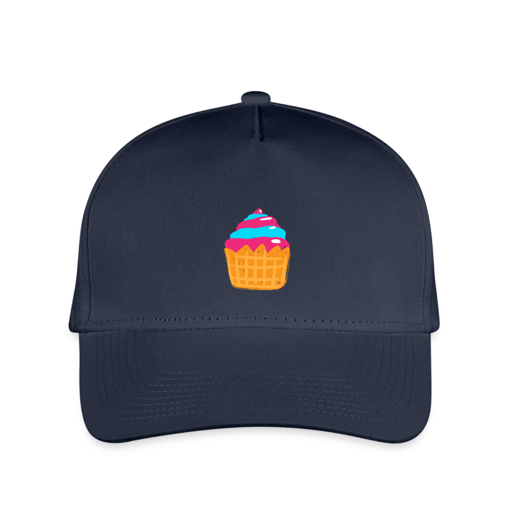 SIE CAPS "CUPCAKE" Kid's Snapback Baseball Cap - navy