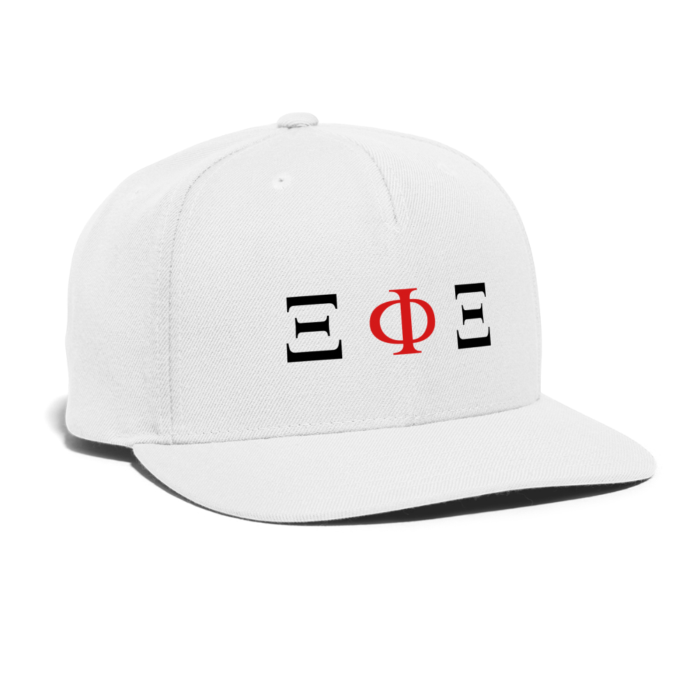 SIE CAPS "Total Focus" Authentic Snapback Baseball Cap - white