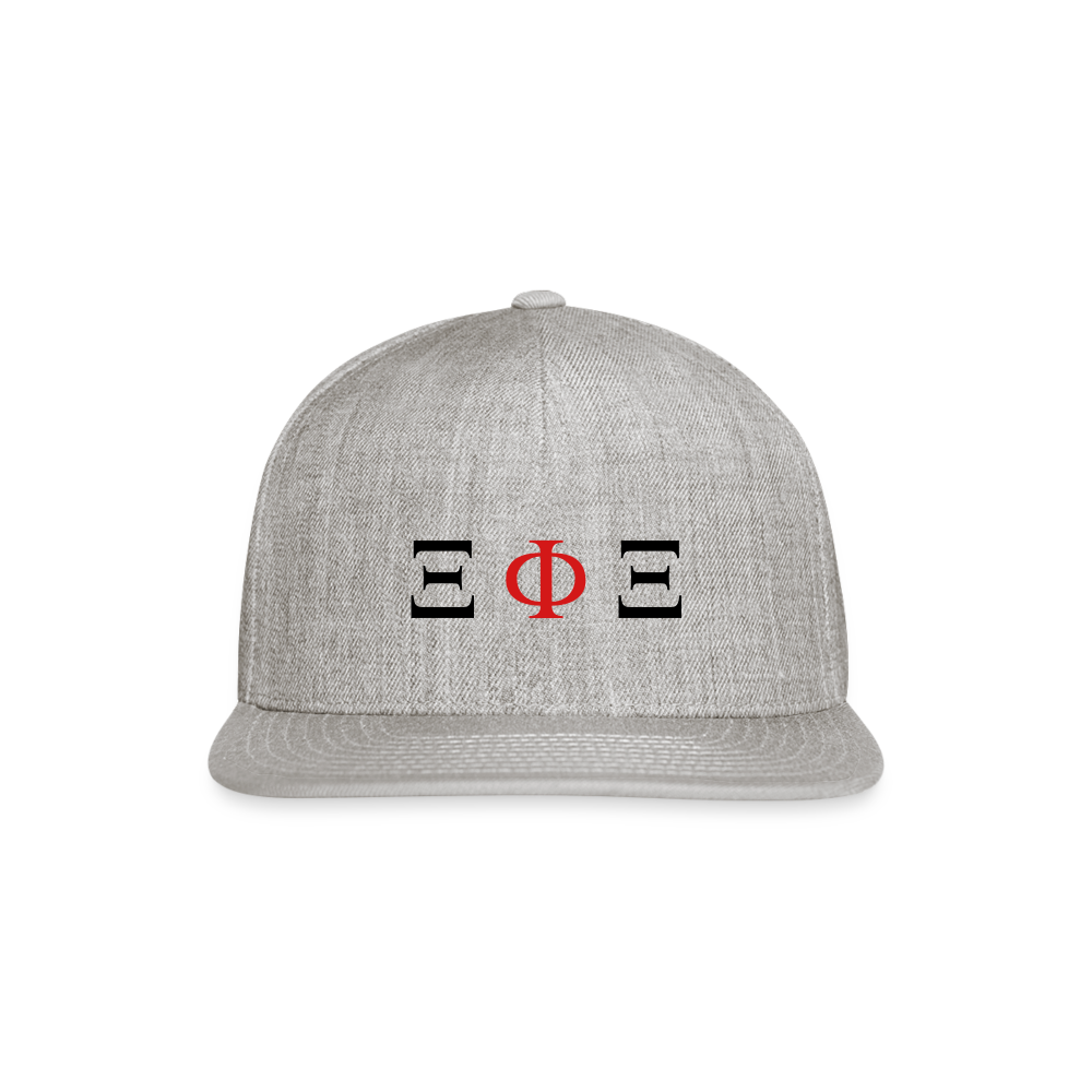 SIE CAPS "Total Focus" Authentic Snapback Baseball Cap - heather gray