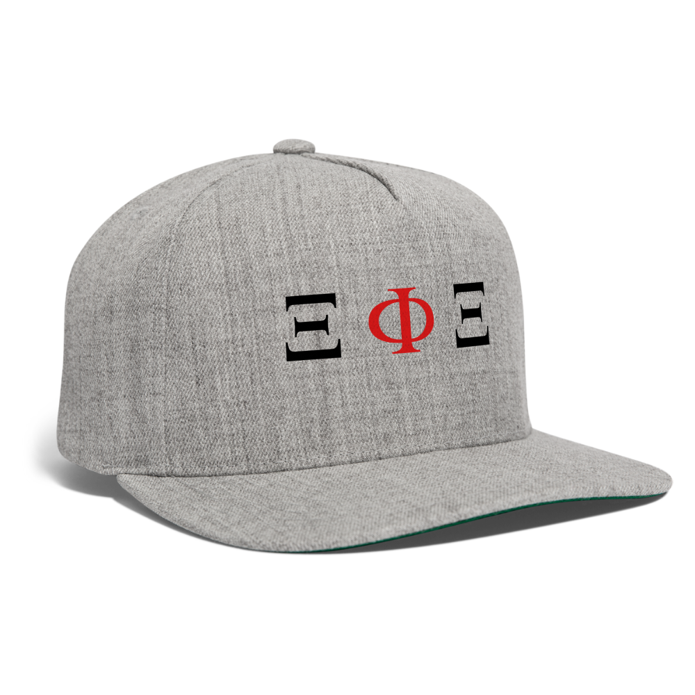 SIE CAPS "Total Focus" Authentic Snapback Baseball Cap - heather gray