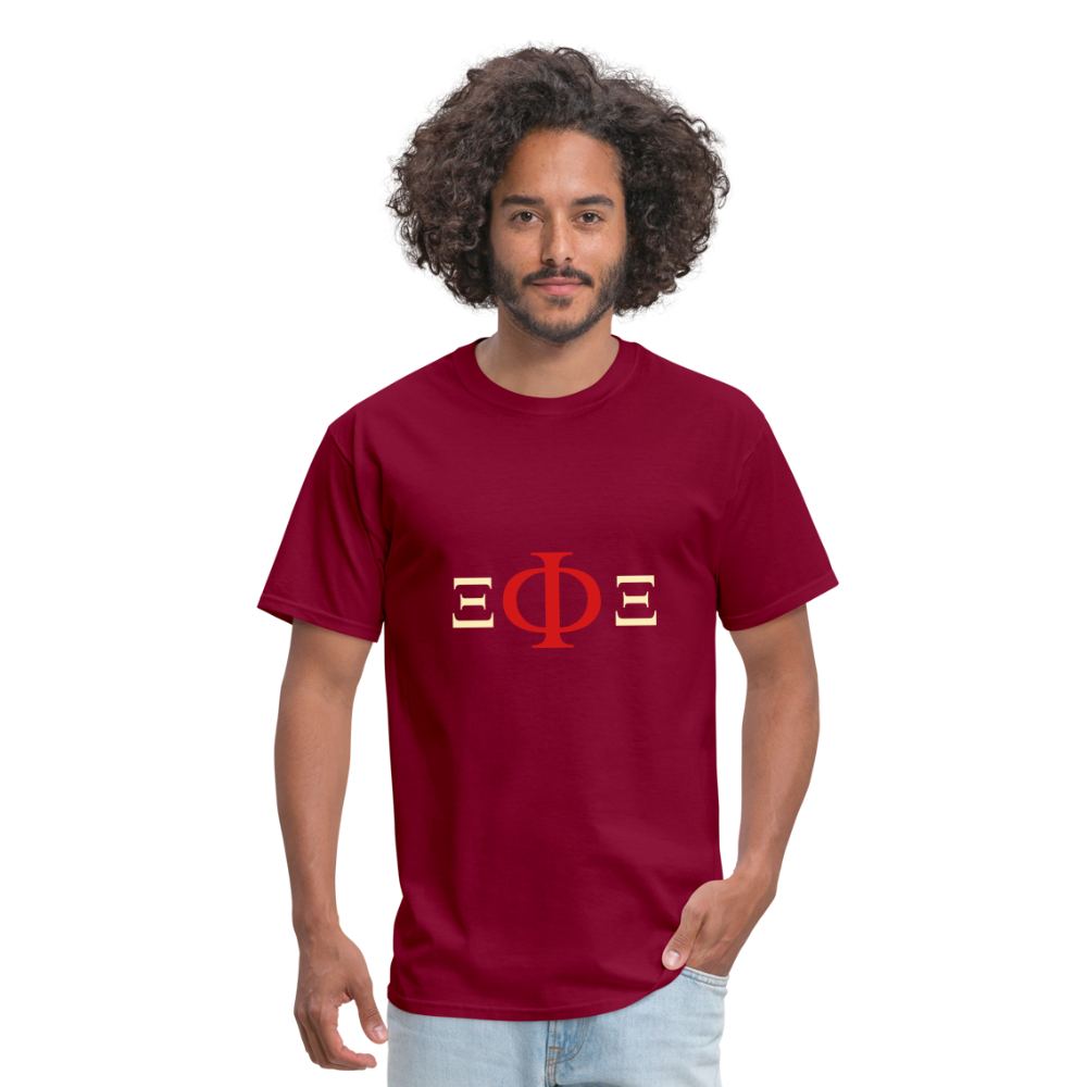 SIE CAPS "Total Focus" Unisex Tee Shirt - burgundy