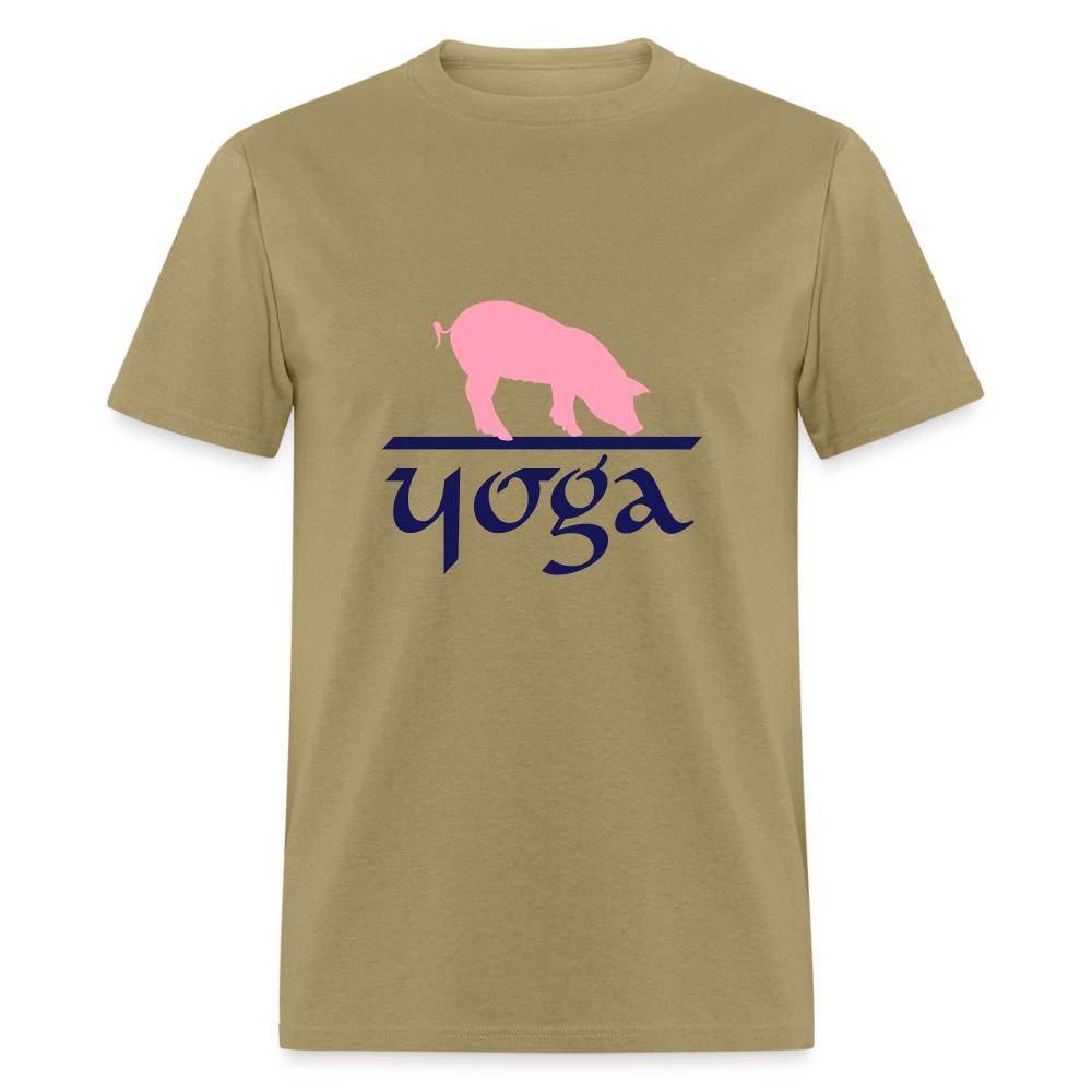 SIE CAPS "PIG YOGA" Unisex Classic T-Shirt - khaki