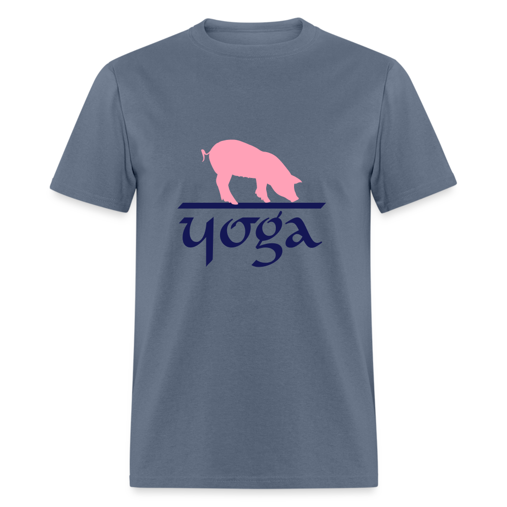 SIE CAPS "PIG YOGA" Unisex Classic T-Shirt - denim