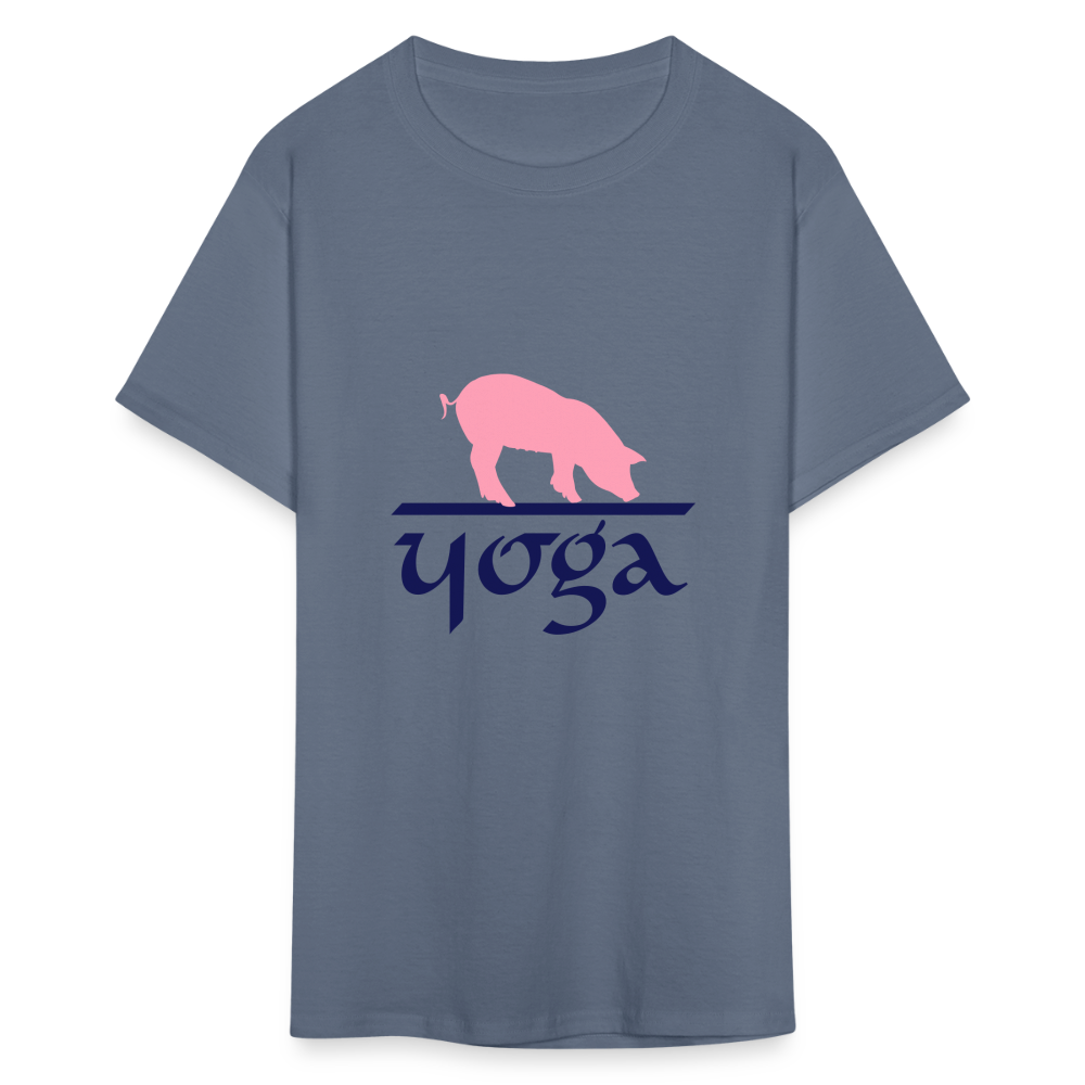 SIE CAPS "PIG YOGA" Unisex Classic T-Shirt - denim