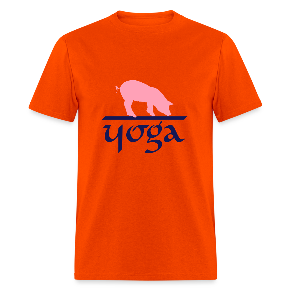 SIE CAPS "PIG YOGA" Unisex Classic T-Shirt - orange