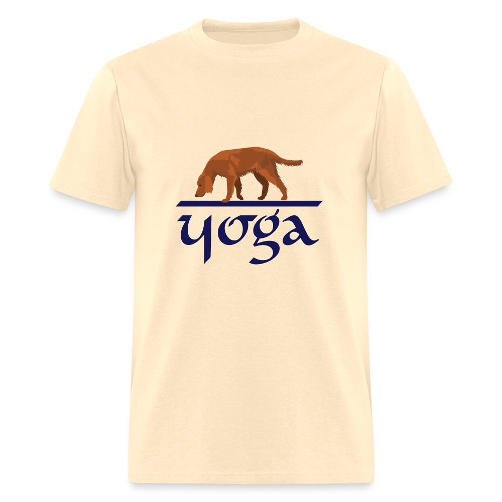 "DOG YOGA" Unisex Classic T-Shirt - natural