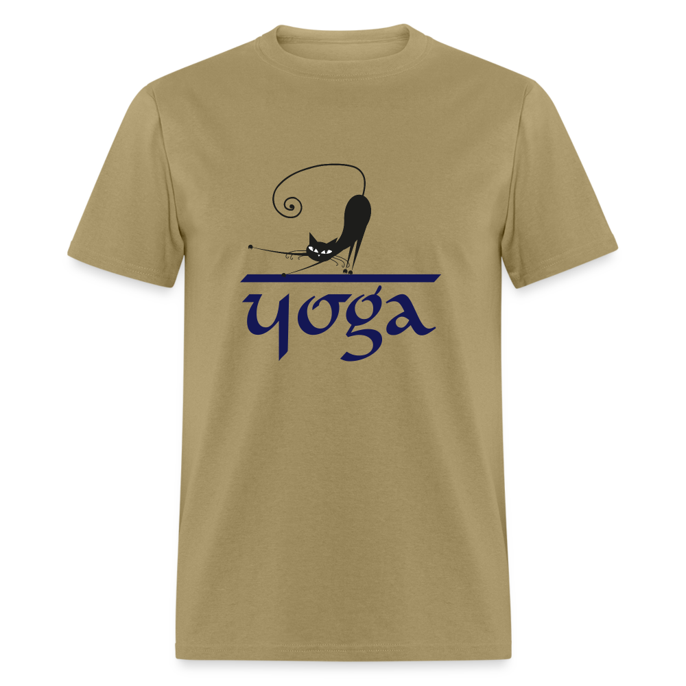 SIE CAPS "CAT YOGA" Unisex Classic T-Shirt - khaki