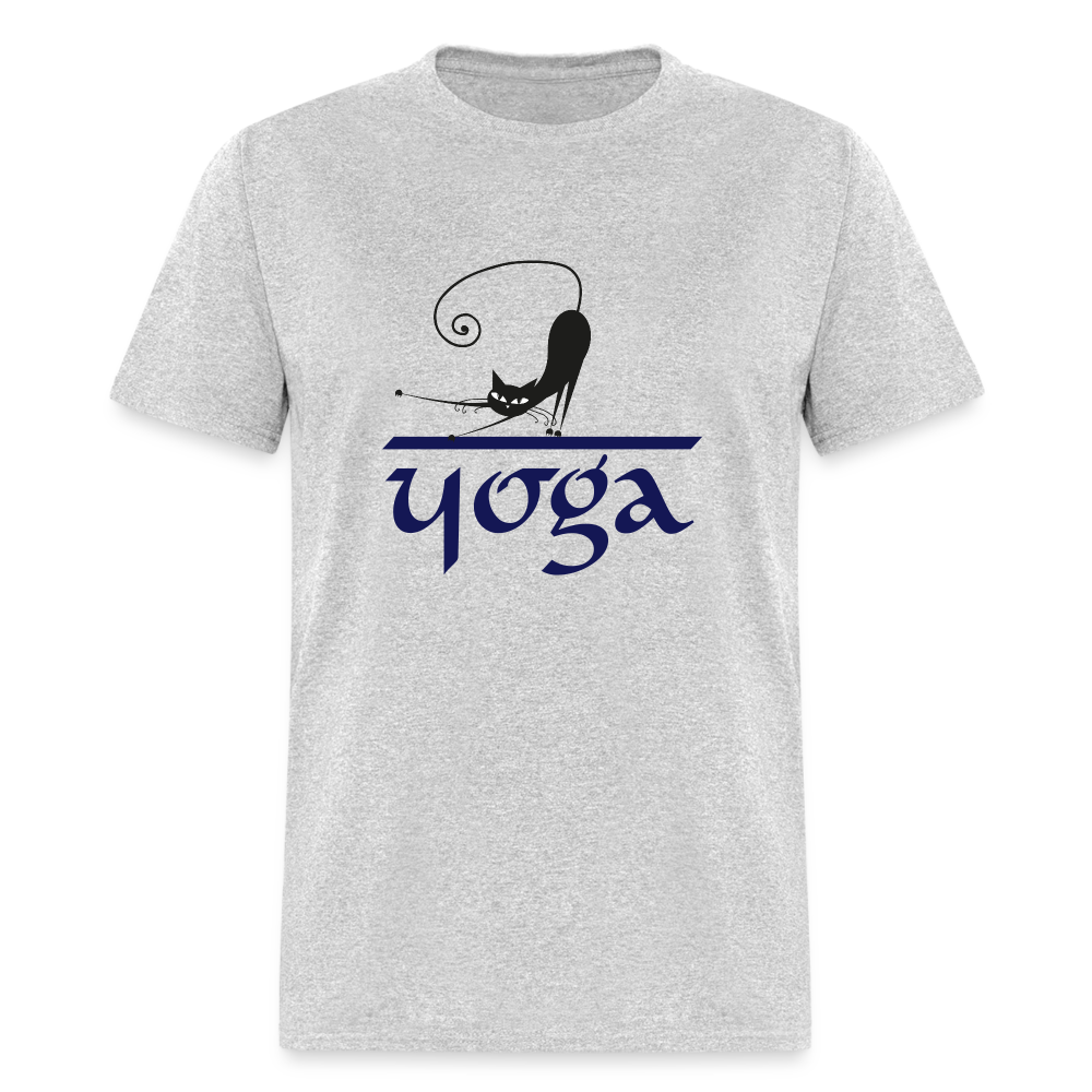 SIE CAPS "CAT YOGA" Unisex Classic T-Shirt - heather gray