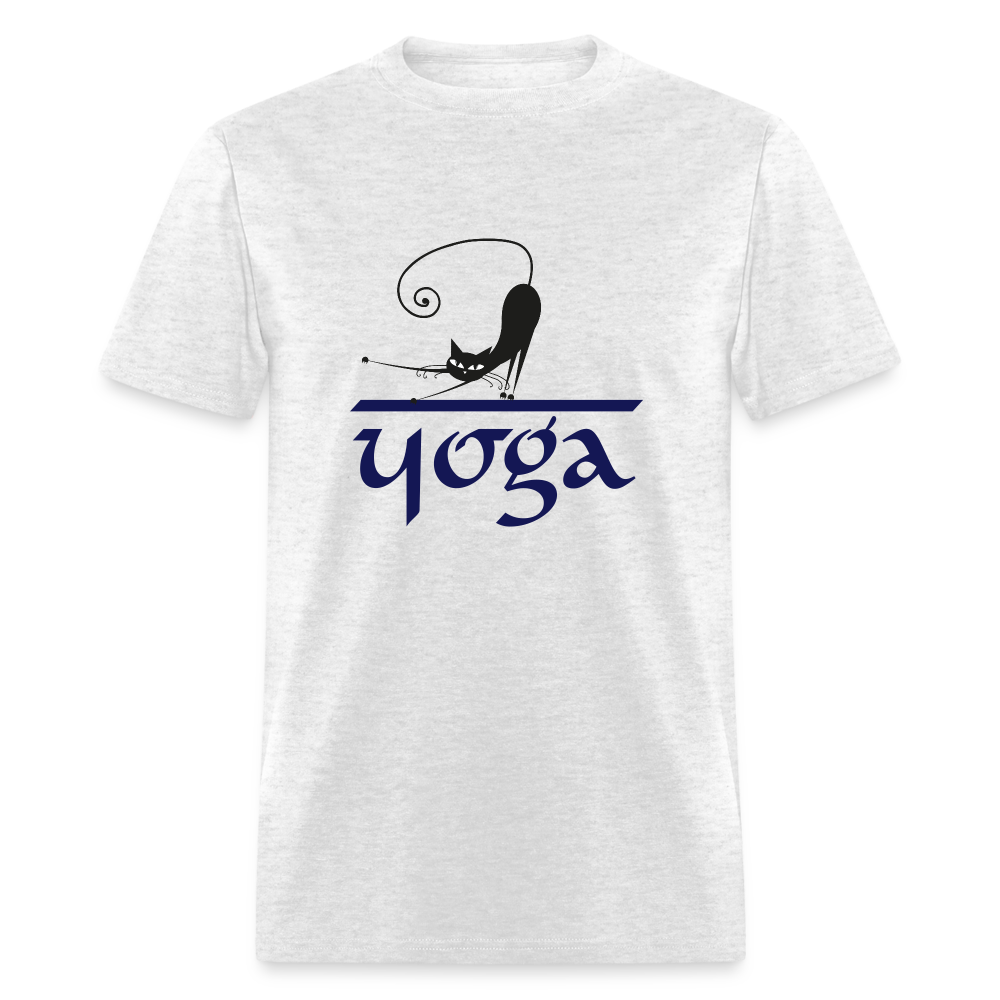 SIE CAPS "CAT YOGA" Unisex Classic T-Shirt - light heather gray