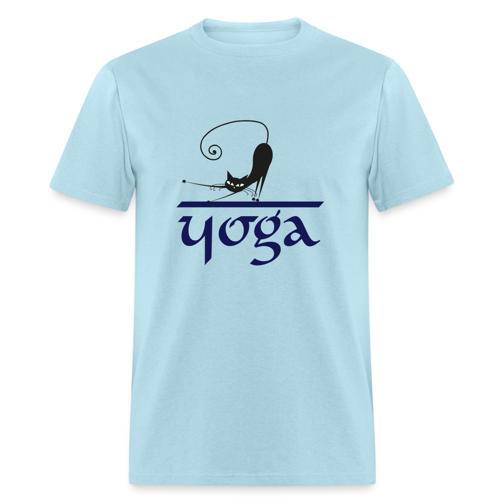 SIE CAPS "CAT YOGA" Unisex Classic T-Shirt - powder blue