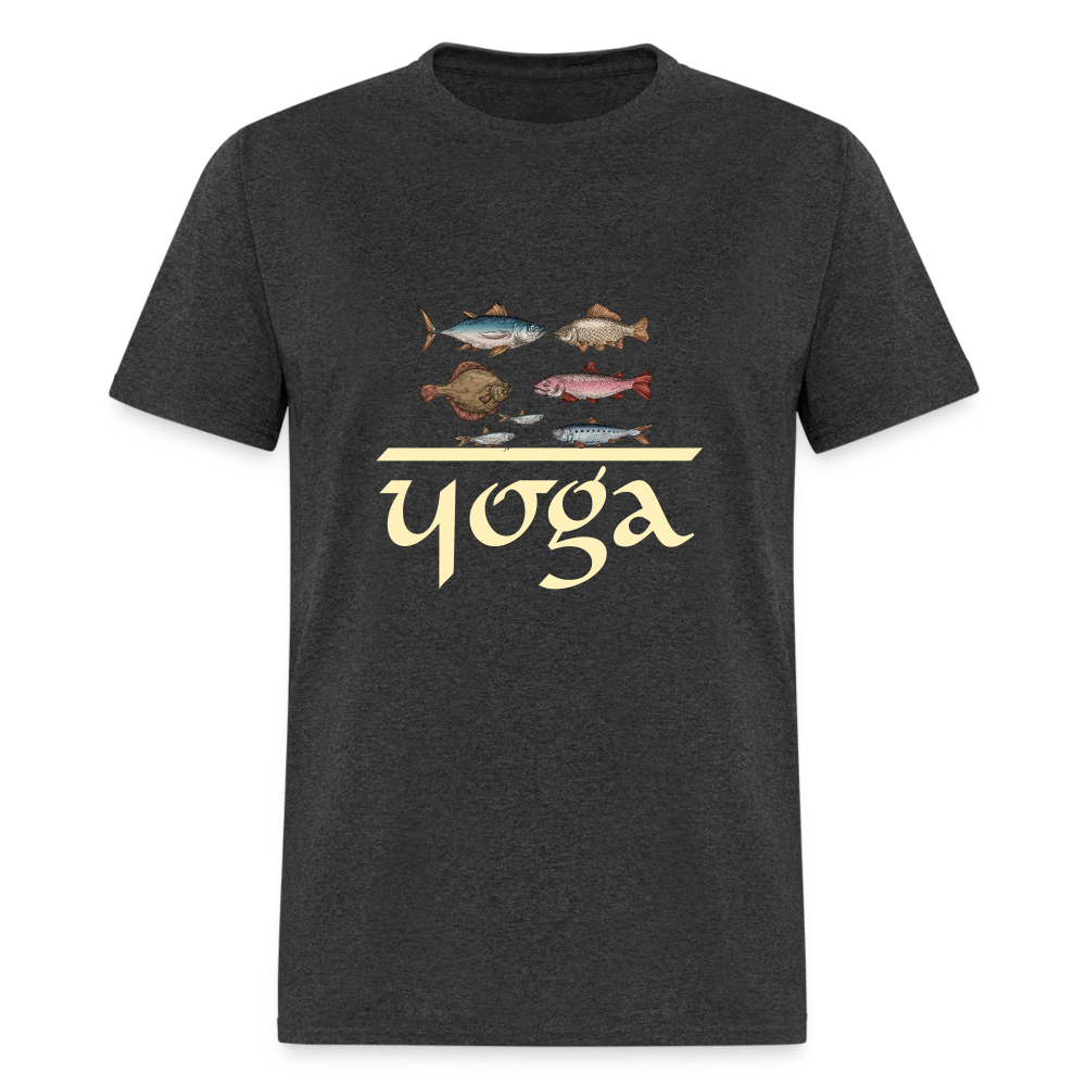 SIE CAPS "FISH YOGA" Unisex Classic T-Shirt - heather black