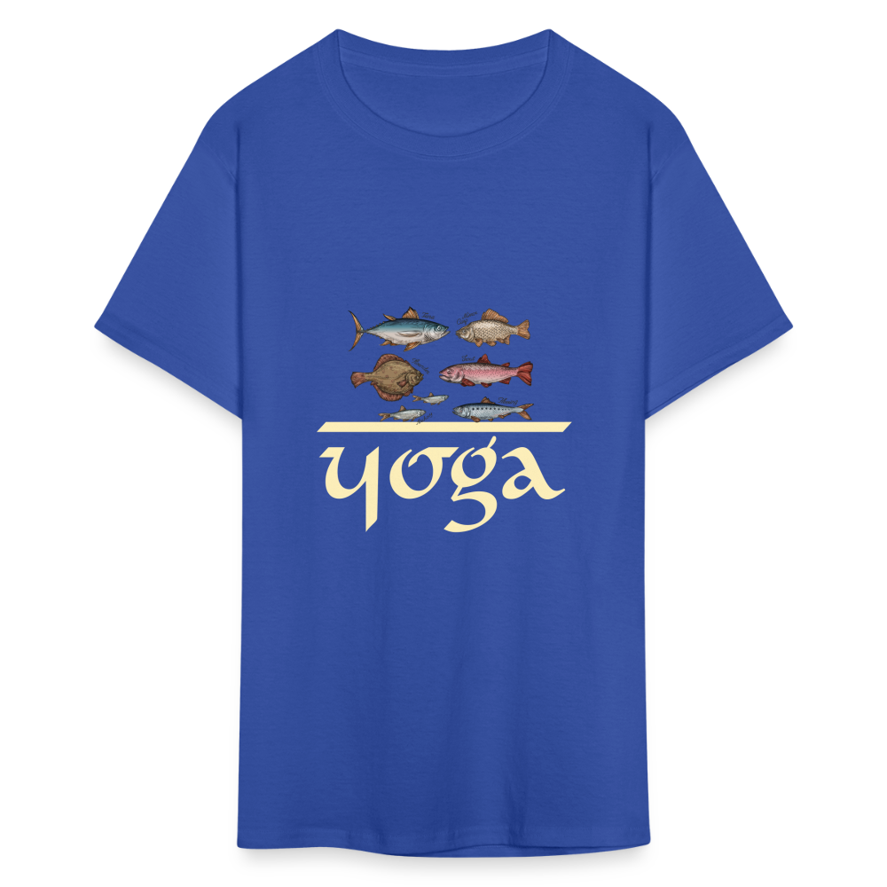 SIE CAPS "FISH YOGA" Unisex Classic T-Shirt - royal blue