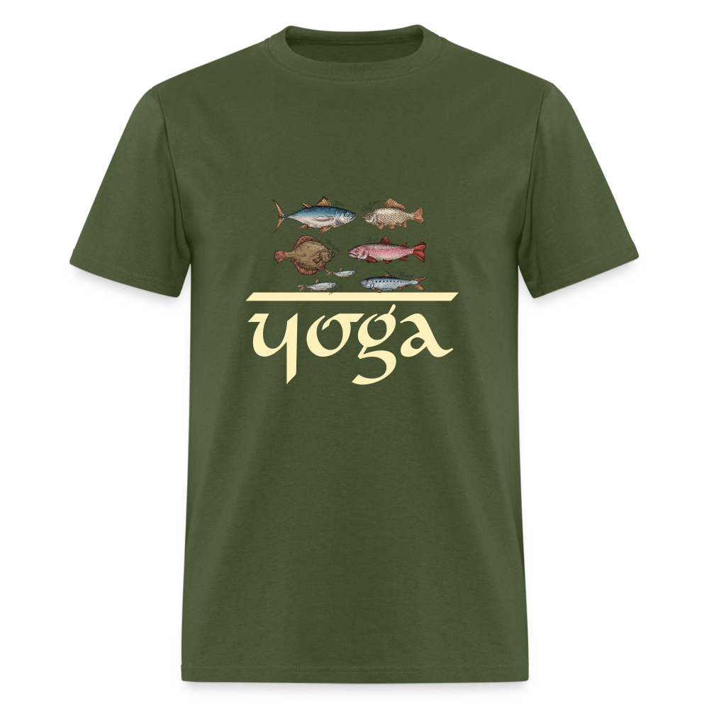 SIE CAPS "FISH YOGA" Unisex Classic T-Shirt - military green