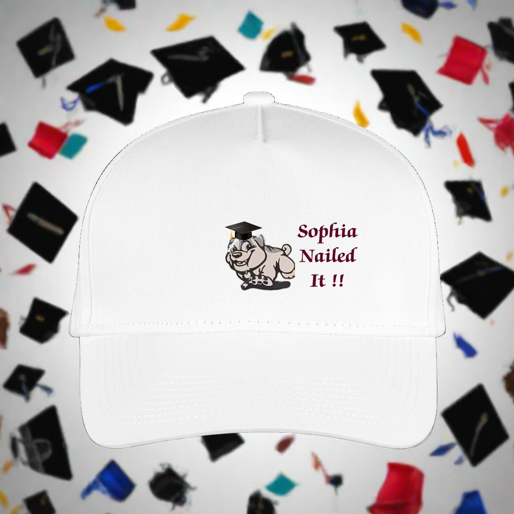 THE GRADUATE SOPHIA Snapback Kid's Baseball Cap - white