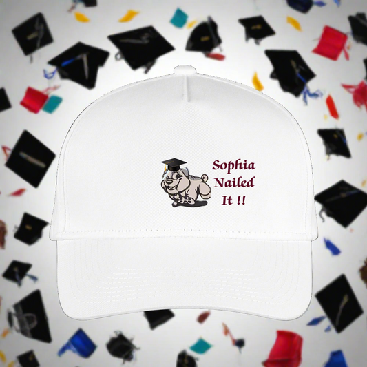 THE GRADUATE SOPHIA Snapback Kid's Baseball Cap - white