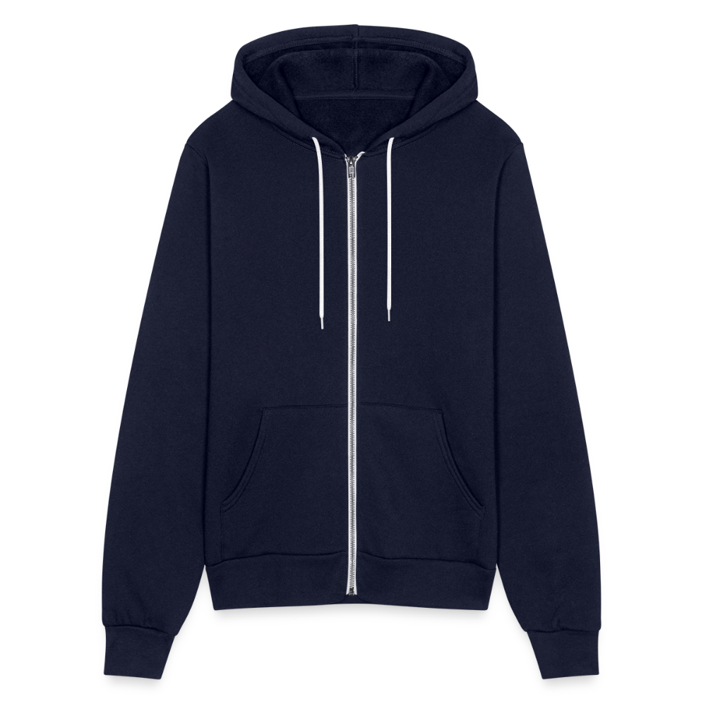 SIE CAPS Bella + Canvas Unisex Full Zip Hoodie - navy