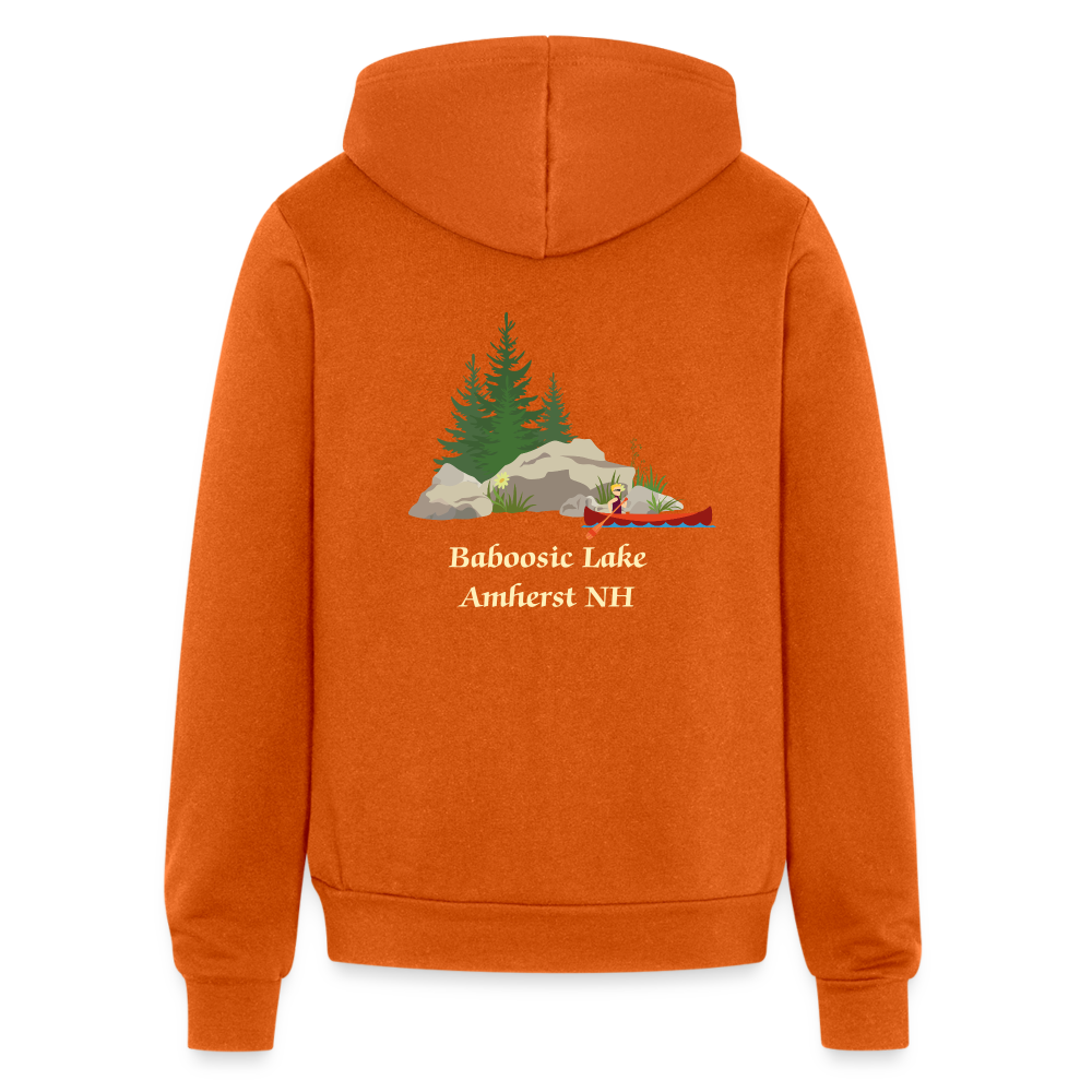 SIE CAPS "BABOOSIC LAKE" Authentic Bella + Canvas Unisex Full Zip Hoodie - autumn