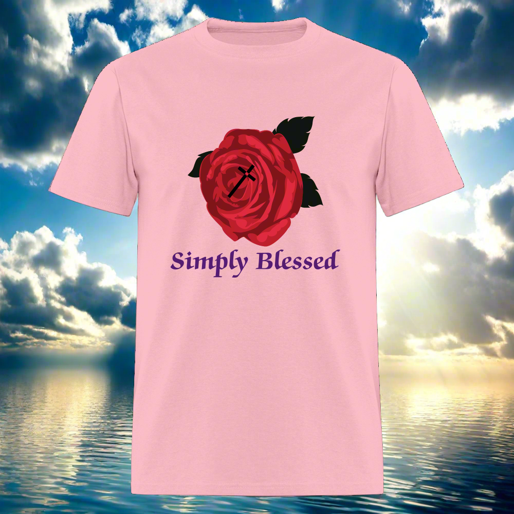 SOE CAPS SIMPLY BLESSED Fruit of the Loom Unisex Classic T-Shirt - pink