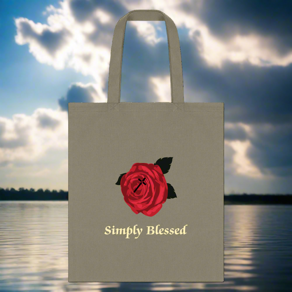 SIE CAPS SIMPLY BLESSED Tote Bag - khaki