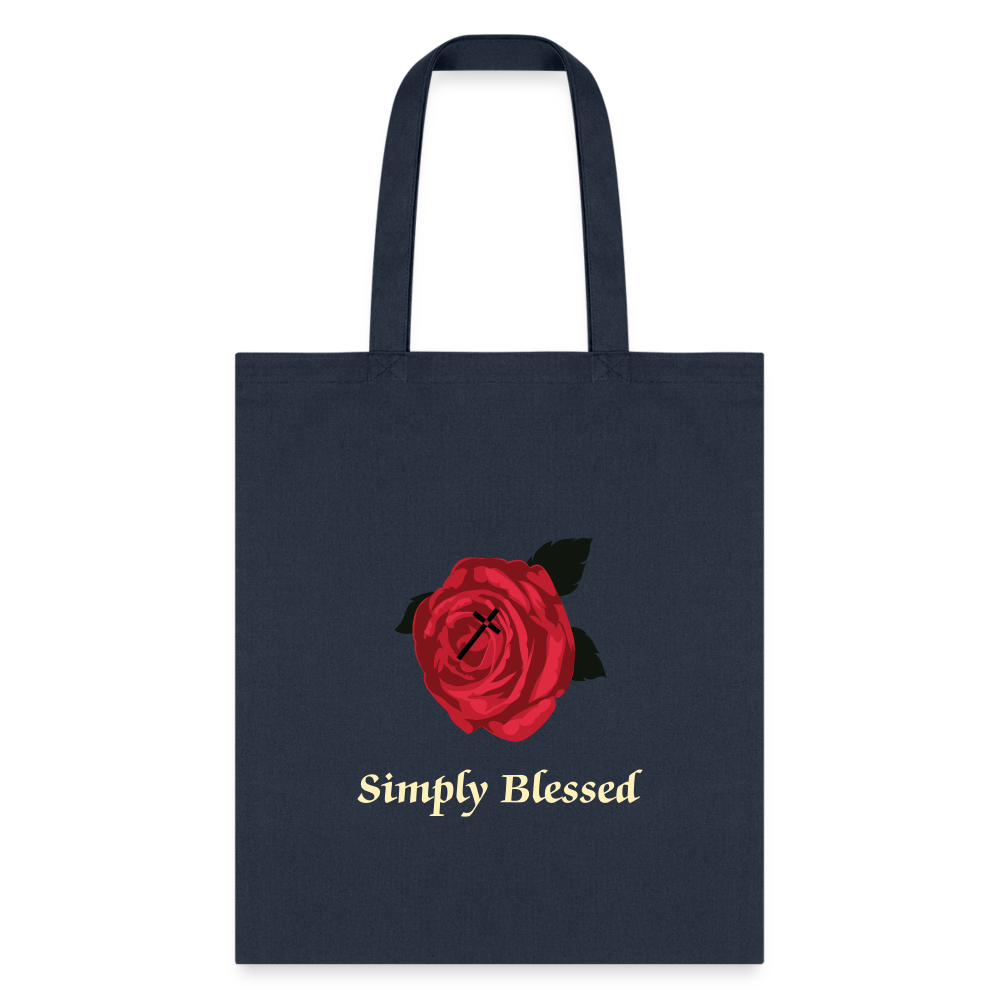 SIE CAPS SIMPLY BLESSED Tote Bag - navy