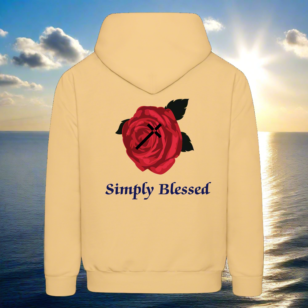 SIE CAPS SIMPLY BLESSED Men's Hoodie - light yellow