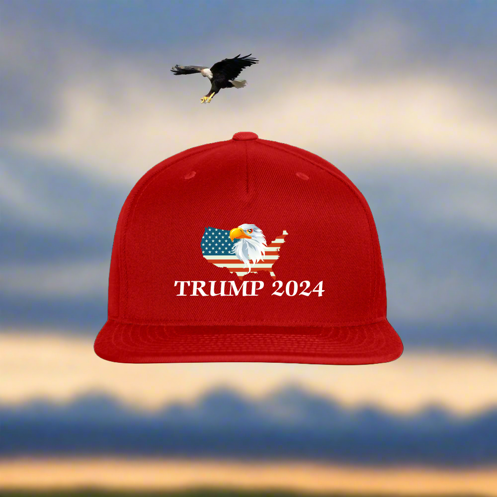 SIE CAPS "TRUMP 2024" Snapback Baseball Cap - red