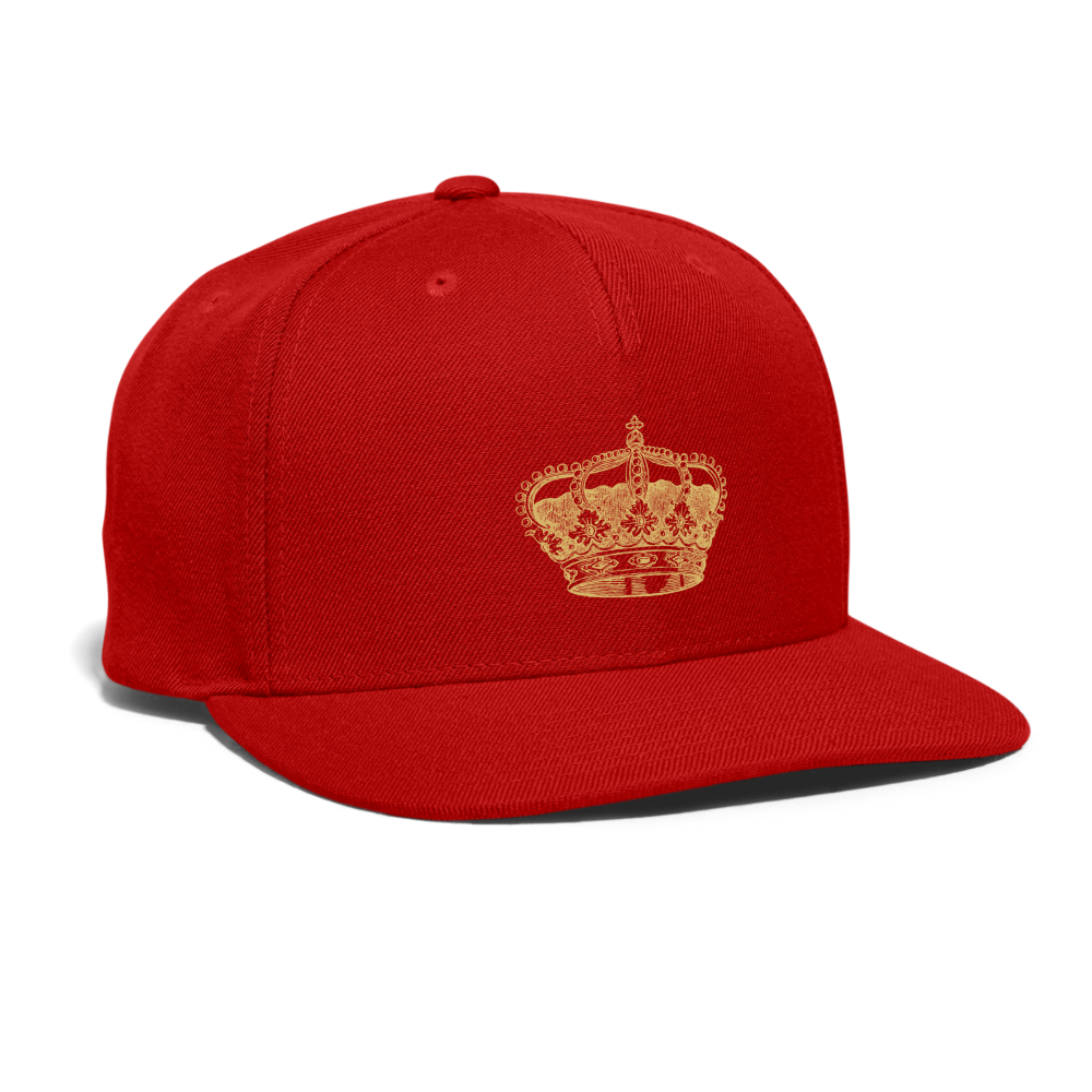 SIE CAPS THE CROWN Authentic Snapback Baseball Cap - red