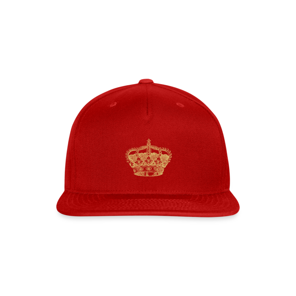 SIE CAPS THE CROWN Authentic Snapback Baseball Cap - red