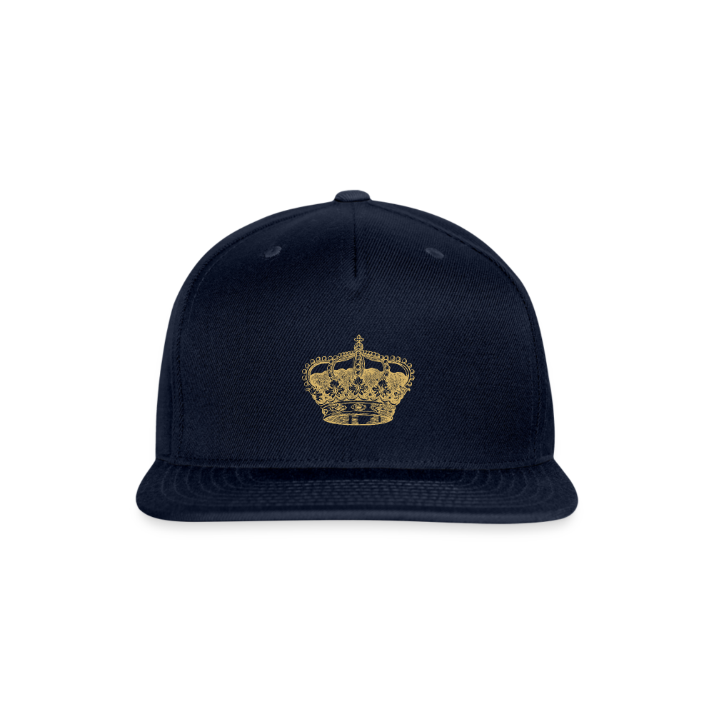 SIE CAPS THE CROWN Authentic Snapback Baseball Cap - navy