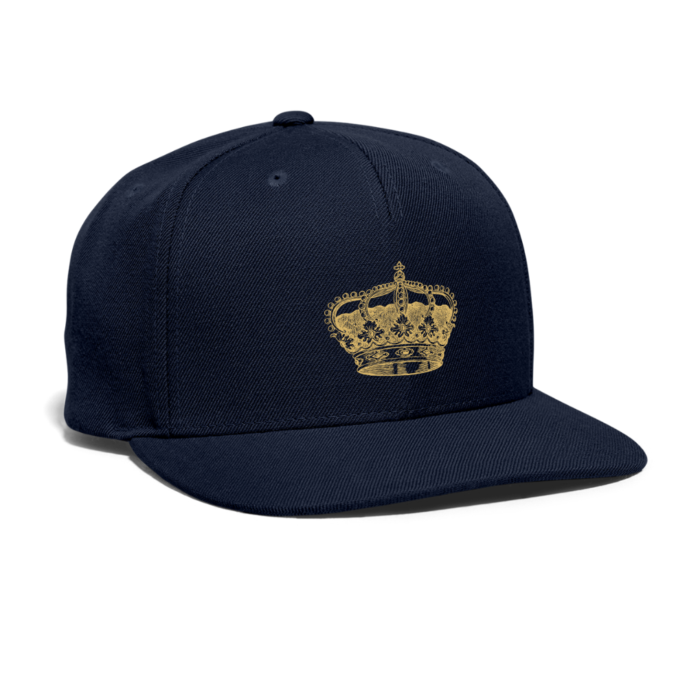 SIE CAPS THE CROWN Authentic Snapback Baseball Cap - navy