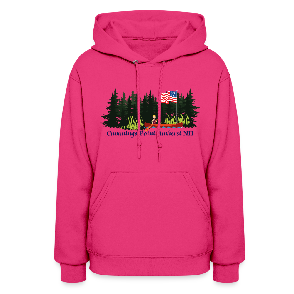 SIE CAPS CUMMINGS POINT Women's Hoodie - fuchsia